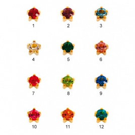 Серьги-иглы крапан, п/з, крупный