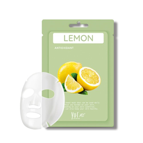 Маска для лица с экстрактом лимона YU.R ME Lemon Sheet Mask фото 1