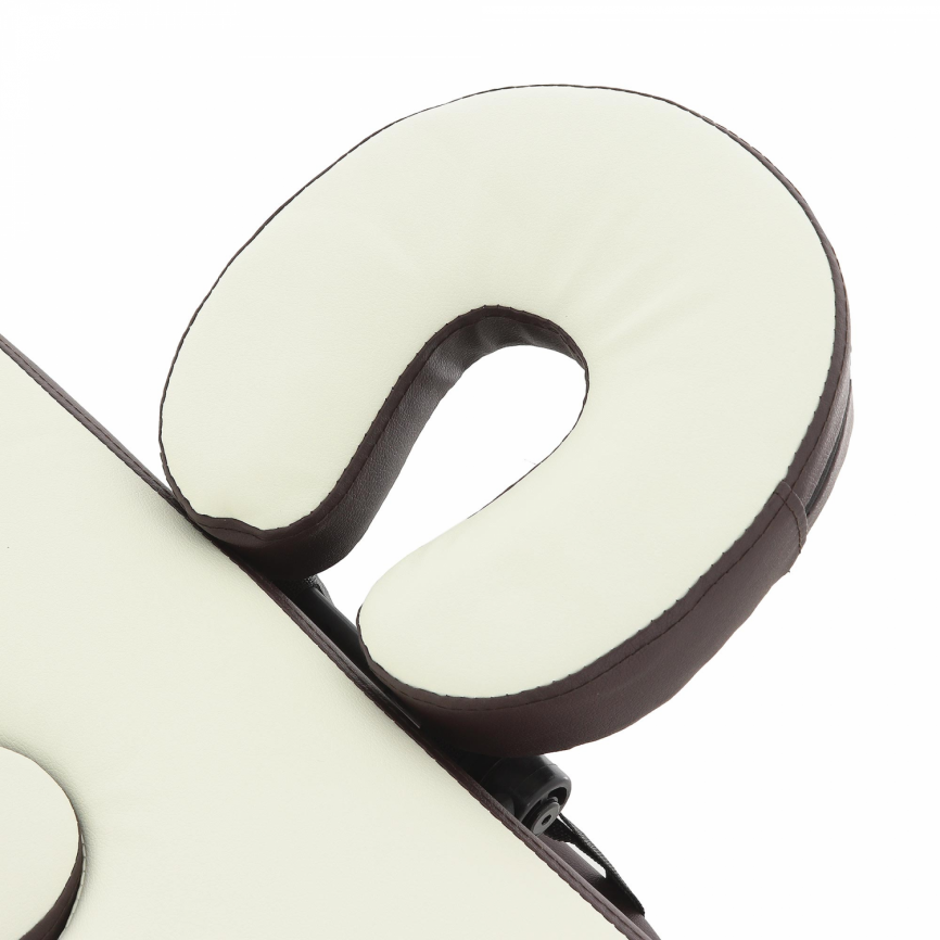 Массажный стол складной деревянный Med-Mos JF-AY01 3-х секционный (темная рама) фото 14