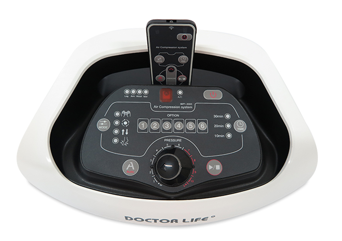 Шестикамерный аппарат для прессотерапии SP 3000, манжеты для ног, рук, талии, массажный мат и сумка фото 3
