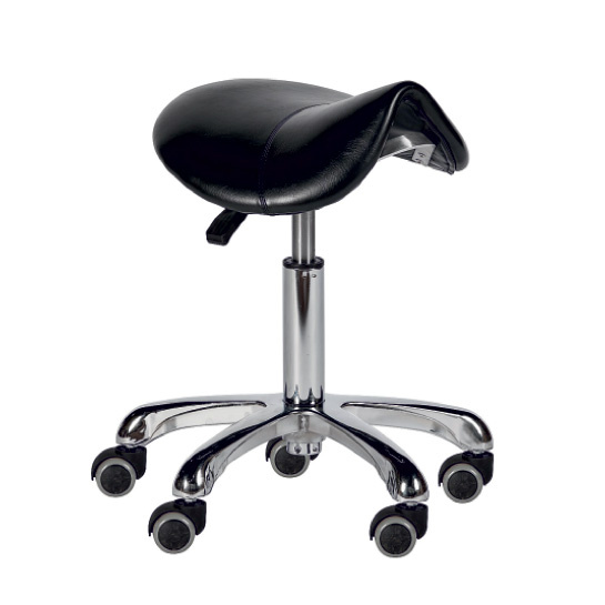 Стул косметолога К15 седло хром. без спинки фото 2