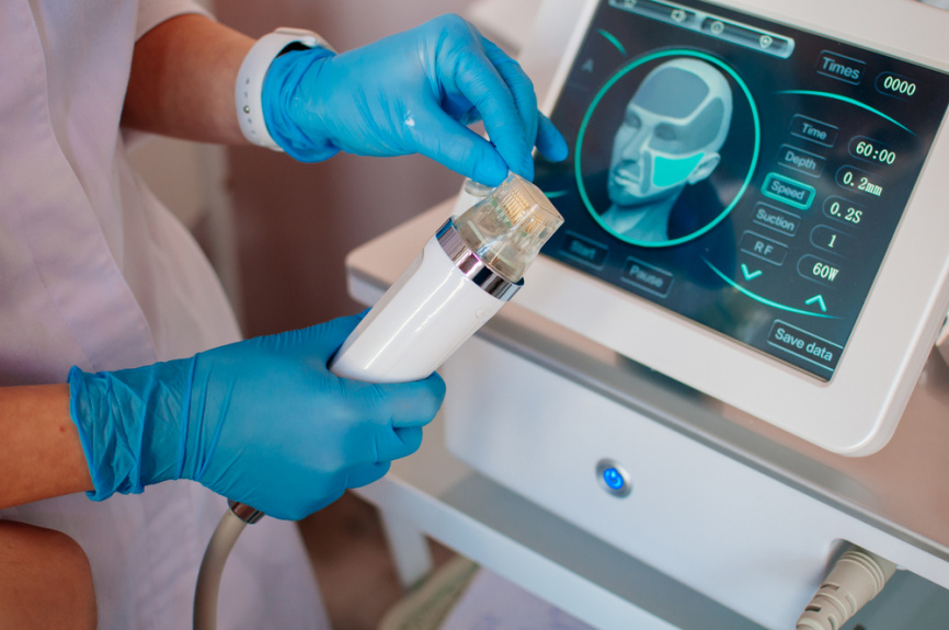 Картридж для аппарата игольчатого RF лифтинга (81 игла) (изолированный) фото 2