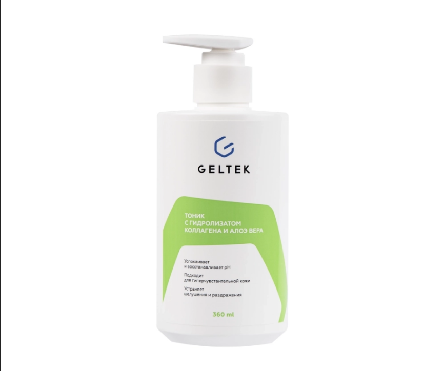 Тоник с гидролизатом коллагена и алоэ вера, фл. 360 мл фото 1
