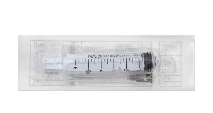 Шприц, 5мл VOGT MEDIKAL (1уп/100шт.) с иглой 22G (поштучно) фото 2